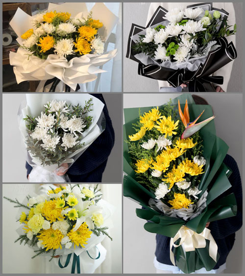 湖南岳阳临湘市长安街道白事花束代送